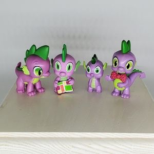Set/4 My Little Pony G4 - Spike! One is a Hot Topic Exclusive! Funko!